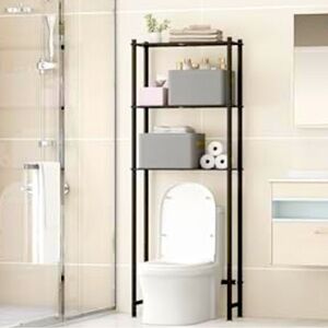 Black minimalist shelf